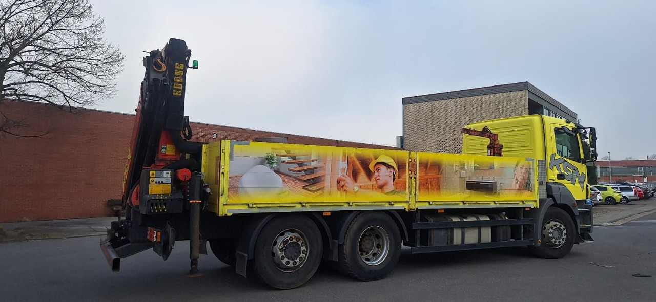 Mercedes-Benz 2636 Axor 3-Achser 6x2 mit Kran PK14002+Funk - Camion plateau, Camion grue: photos 4 Mercedes-Benz 2636 Axor 3-Achser 6x2 mit Kran PK14002+Funk - Camion plateau, Camion grue: photos 4