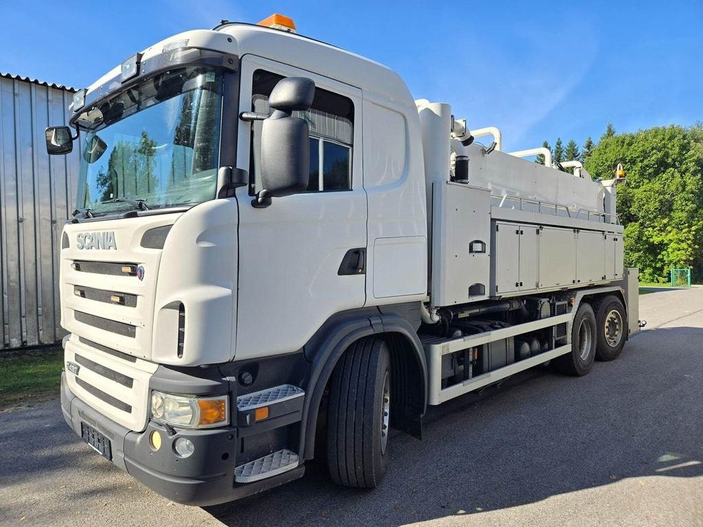 Scania G420 6X2 J. Hvidtved Larsen - Camion hydrocureur: photos 1 Scania G420 6X2 J. Hvidtved Larsen - Camion hydrocureur: photos 1