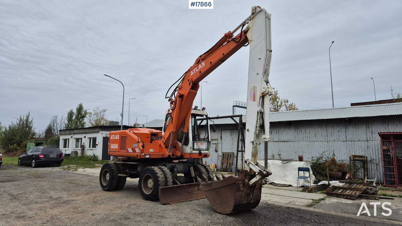 1995 Atlas 1404 - Pelle sur pneus: photos 1 1995 Atlas 1404 - Pelle sur pneus: photos 1