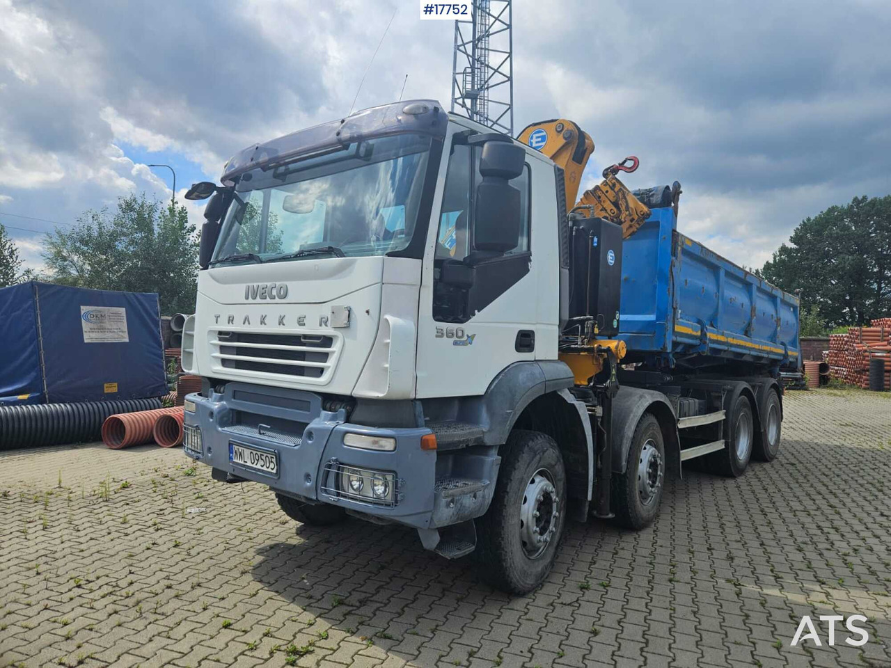 2007 Iveco Trakker +EFFER 210 3s - Camion grue, Camion benne: photos 1 2007 Iveco Trakker +EFFER 210 3s - Camion grue, Camion benne: photos 1