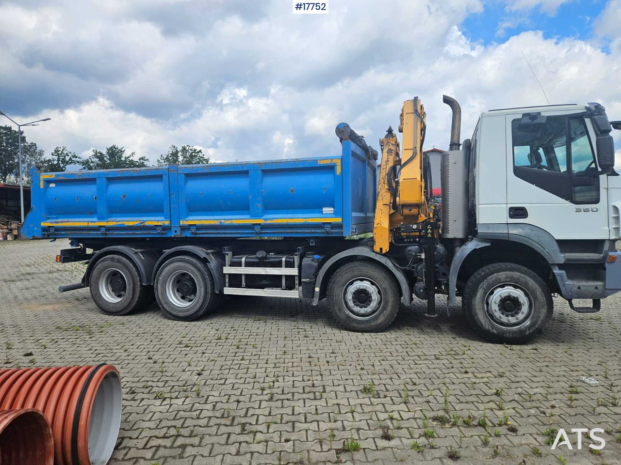 2007 Iveco Trakker +EFFER 210 3s - Camion grue, Camion benne: photos 2 2007 Iveco Trakker +EFFER 210 3s - Camion grue, Camion benne: photos 2