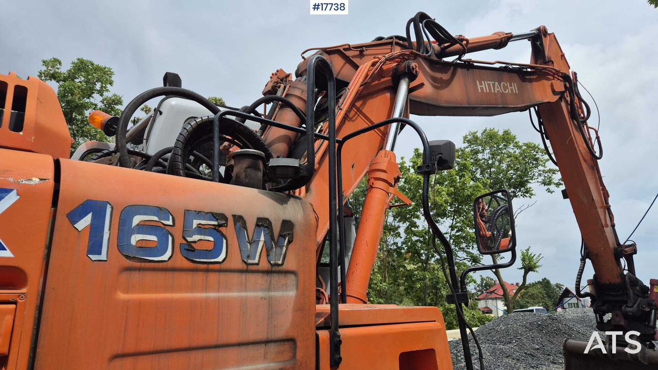 Pelle sur pneus HITACHI EW 165W (2000) ROTOTILT Wheel Excavator: photos 12