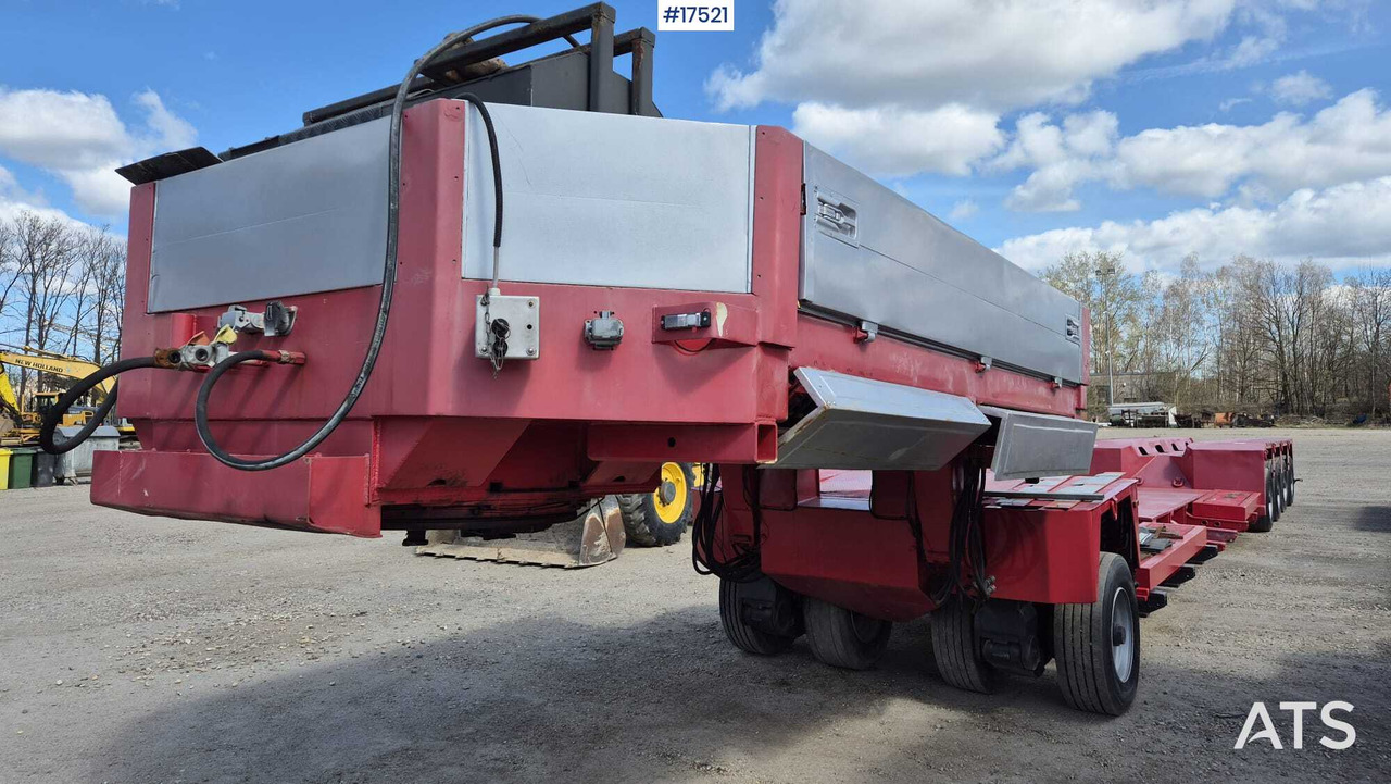 Low-bed semitrailer GOLDHOFER TIEFBETT 4+1 (1995) - Semi-remorque surbaissé: photos 3 Low-bed semitrailer GOLDHOFER TIEFBETT 4+1 (1995) - Semi-remorque surbaissé: photos 3