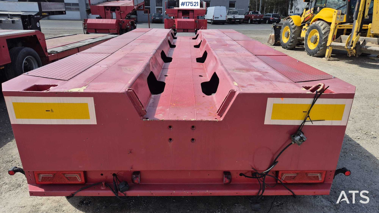 Semi-remorque surbaissé Low-bed semitrailer GOLDHOFER TIEFBETT 4+1 (1995): photos 7