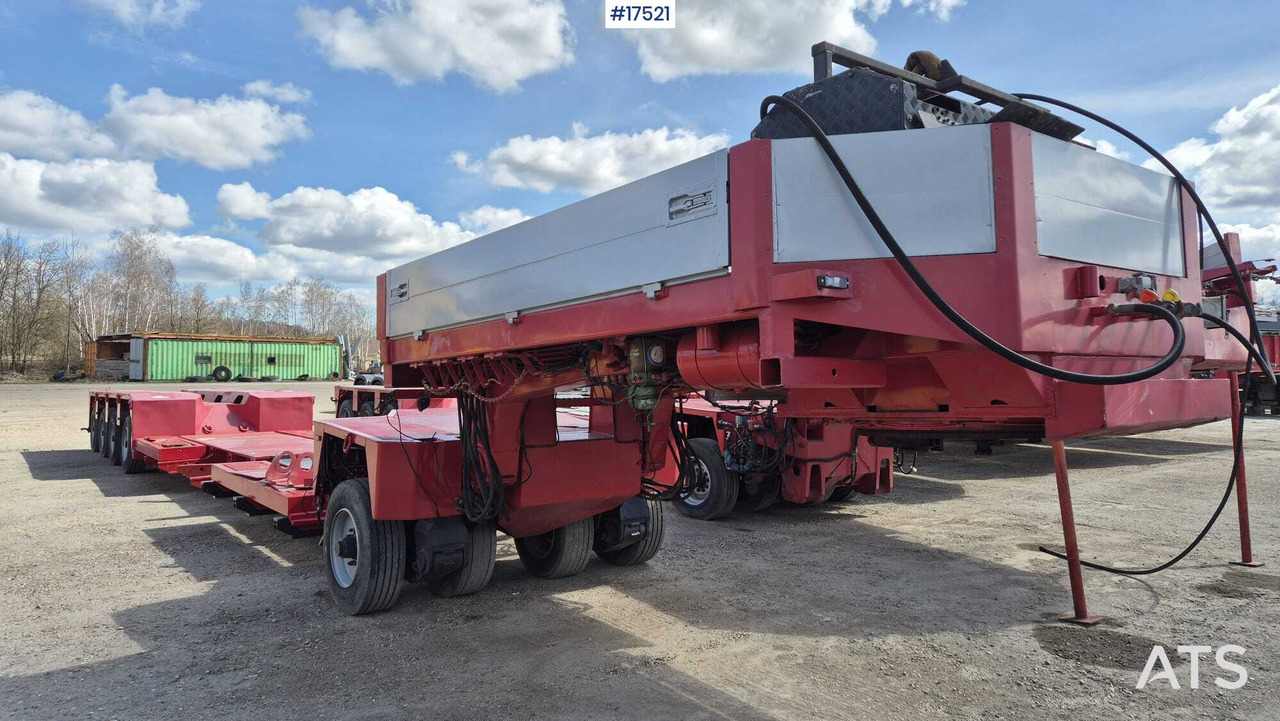 Low-bed semitrailer GOLDHOFER TIEFBETT 4+1 (1995) - Semi-remorque surbaissé: photos 2 Low-bed semitrailer GOLDHOFER TIEFBETT 4+1 (1995) - Semi-remorque surbaissé: photos 2