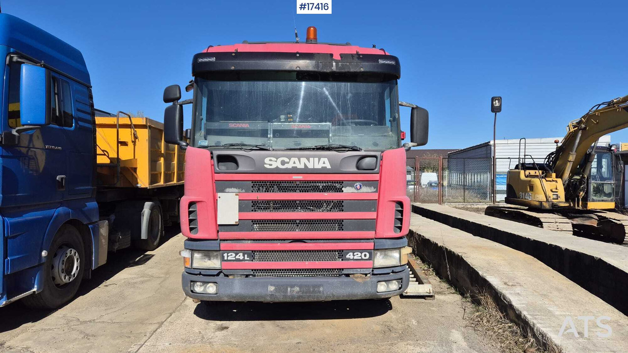 Tractor SCANIA 124L 420KM (2003) + BERGER tipper semi-trailer (2007) - Tracteur routier: photos 3 Tractor SCANIA 124L 420KM (2003) + BERGER tipper semi-trailer (2007) - Tracteur routier: photos 3