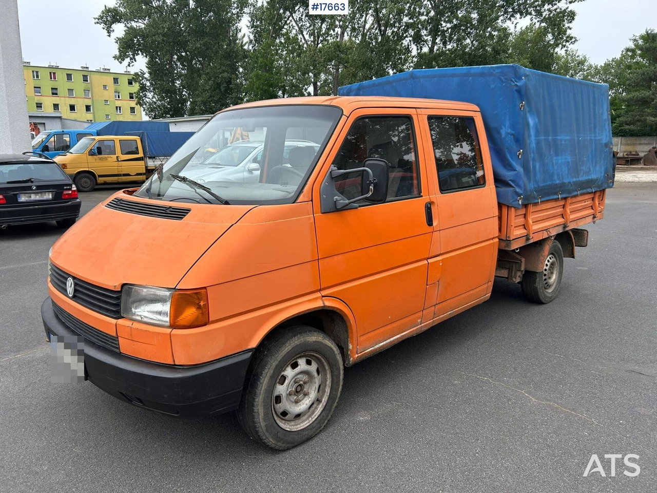 Volkswagen Transporter 1.9D double cab with box body (1992) - Utilitaire rideaux coulissants (PLSC), Utilitaire double cabine: photos 4 Volkswagen Transporter 1.9D double cab with box body (1992) - Utilitaire rideaux coulissants (PLSC), Utilitaire double cabine: photos 4