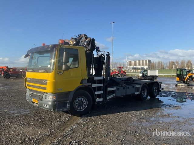 2008 DAF FAN CF 75 6x2 Hooklift Truck - Camion ampliroll, Camion grue: photos 1 2008 DAF FAN CF 75 6x2 Hooklift Truck - Camion ampliroll, Camion grue: photos 1