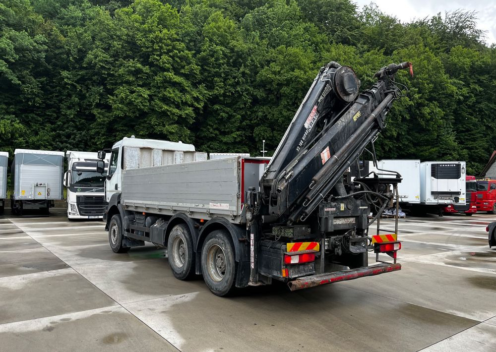 Camion plateau, Camion grue Renault Kerax 380 EEV // Skrzynia Burtowa // HIAB XS166 Hipro + Radio // Zwolnice //  //: photos 9