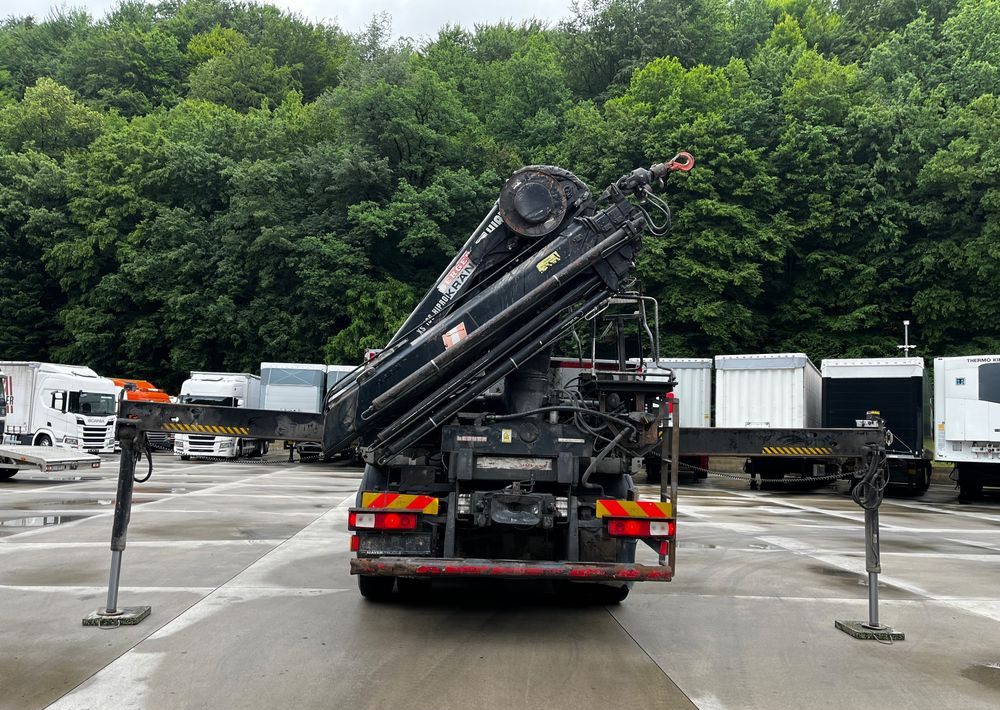 Camion plateau, Camion grue Renault Kerax 380 EEV // Skrzynia Burtowa // HIAB XS166 Hipro + Radio // Zwolnice //  //: photos 14