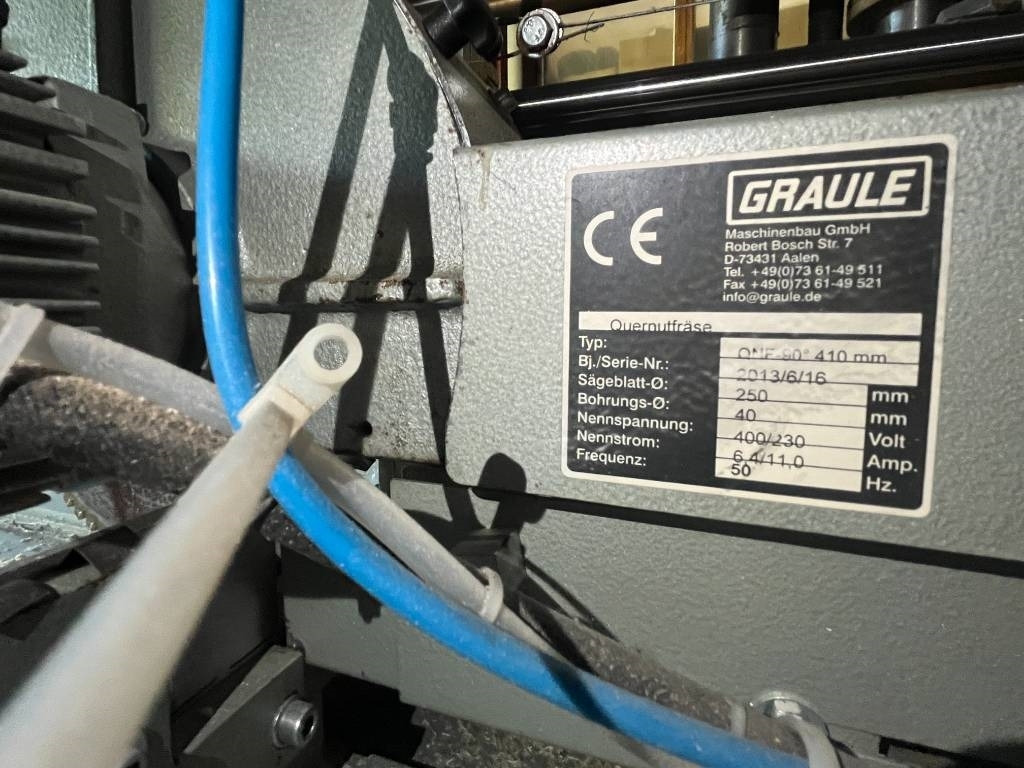 Machine-outil Annet GRAULE QNF Crosscut saw with TigerStop TS 4.8 L Au: photos 7