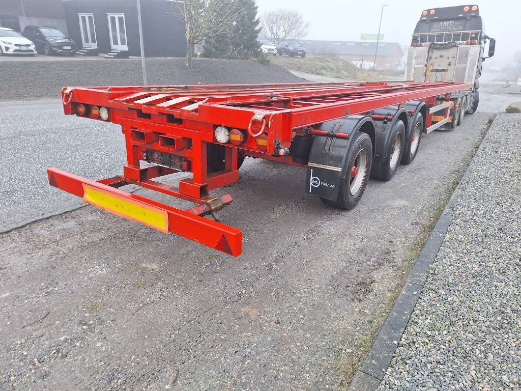 Lecitrailer 3 akslet containertrailer - Remorque porte-conteneur/ Caisse mobile: photos 4 Lecitrailer 3 akslet containertrailer - Remorque porte-conteneur/ Caisse mobile: photos 4
