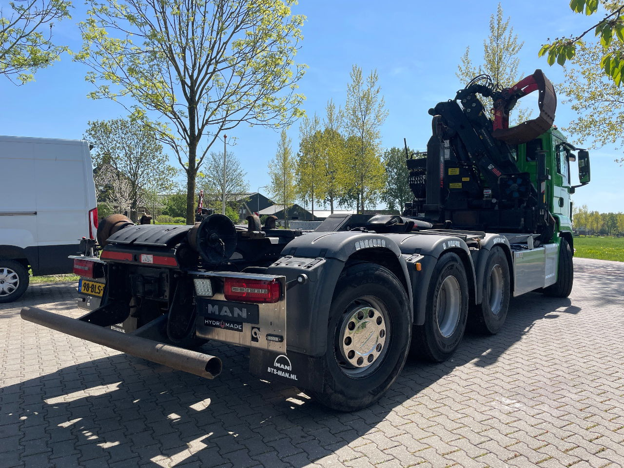 MAN TGS 35.420 met hiab 19tm Z kraan en 26t haakarm, bouwjaar 2018 - Camion porte-conteneur/ Caisse mobile, Camion grue: photos 4 MAN TGS 35.420 met hiab 19tm Z kraan en 26t haakarm, bouwjaar 2018 - Camion porte-conteneur/ Caisse mobile, Camion grue: photos 4