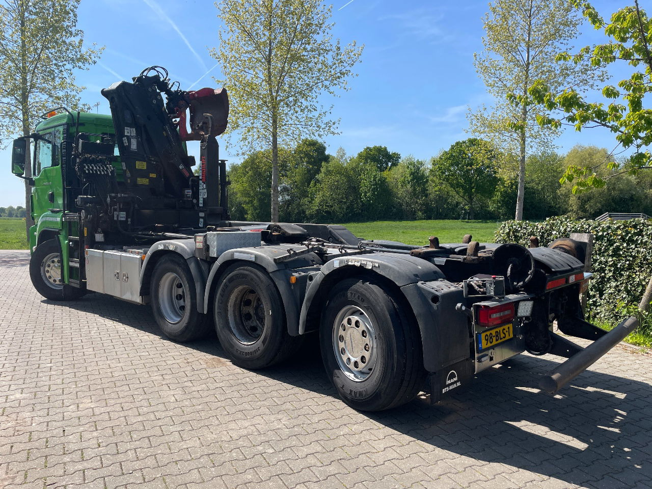 MAN TGS 35.420 met hiab 19tm Z kraan en 26t haakarm, bouwjaar 2018 - Camion porte-conteneur/ Caisse mobile, Camion grue: photos 2 MAN TGS 35.420 met hiab 19tm Z kraan en 26t haakarm, bouwjaar 2018 - Camion porte-conteneur/ Caisse mobile, Camion grue: photos 2