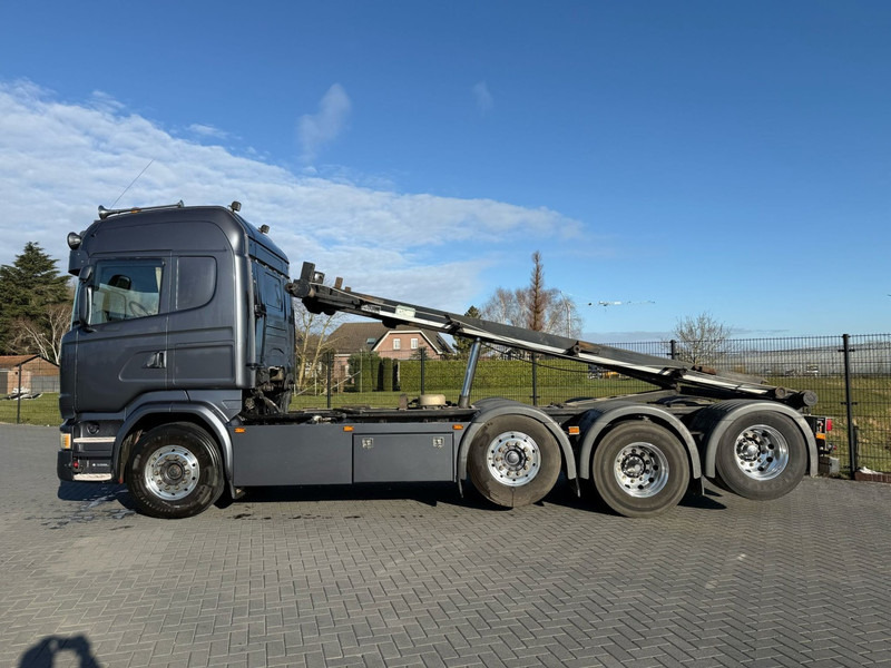 Scania R450 HANDGESCHAKELD, KABELSYSTEEM, ALCOA, LEATHER. - Camion ampliroll: photos 4 Scania R450 HANDGESCHAKELD, KABELSYSTEEM, ALCOA, LEATHER. - Camion ampliroll: photos 4