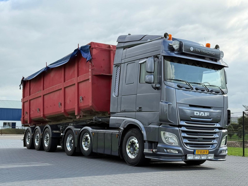 DAF XF 510 FTG HANDGESCHAKELD, COMPLEET, KIEPCHASSIS, 30FT CONTAINER. - Tracteur routier: photos 1 DAF XF 510 FTG HANDGESCHAKELD, COMPLEET, KIEPCHASSIS, 30FT CONTAINER. - Tracteur routier: photos 1