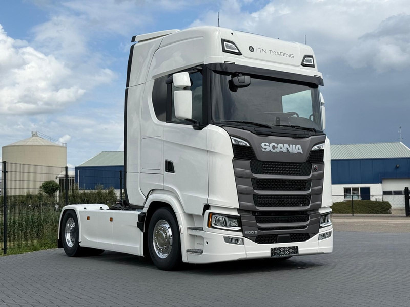 Scania 500S NGS NIEUW, VOL OPTIES, PARK COOL, LEER, RETARDER, PTO, ALCOA. - Tracteur routier: photos 1 Scania 500S NGS NIEUW, VOL OPTIES, PARK COOL, LEER, RETARDER, PTO, ALCOA. - Tracteur routier: photos 1