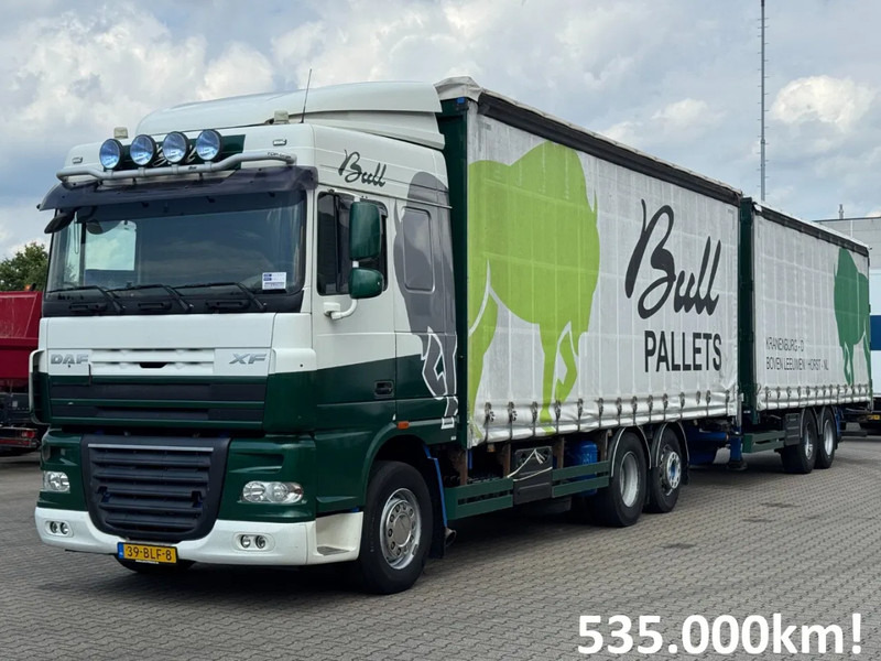DAF XF 105 460 6x2*4 FAN Schuifzeilen Combi Doorlaadsysteem - Camion à rideaux coulissants: photos 1 DAF XF 105 460 6x2*4 FAN Schuifzeilen Combi Doorlaadsysteem - Camion à rideaux coulissants: photos 1