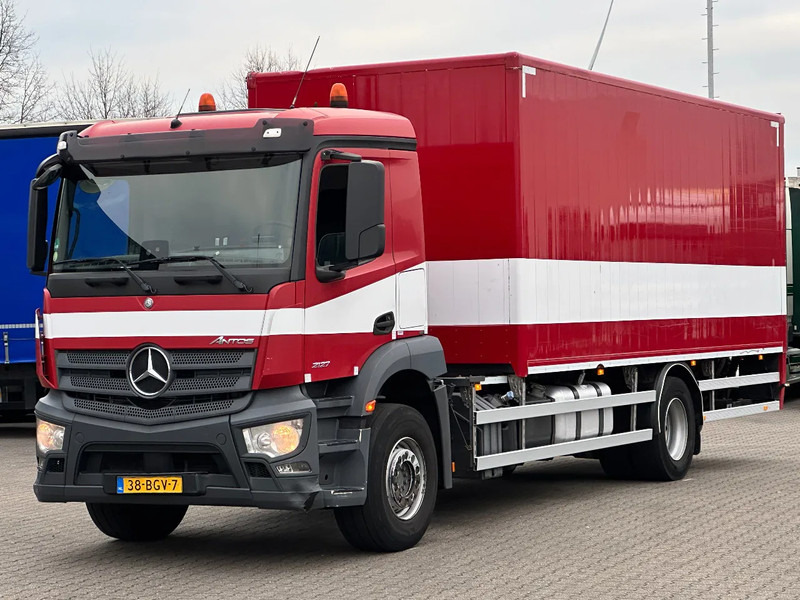 Mercedes-Benz Antos 2127 Aluminium Gesloten Opbouw / Kraanbok / LaadKlep / Euro 6 - Camion fourgon: photos 1 Mercedes-Benz Antos 2127 Aluminium Gesloten Opbouw / Kraanbok / LaadKlep / Euro 6 - Camion fourgon: photos 1
