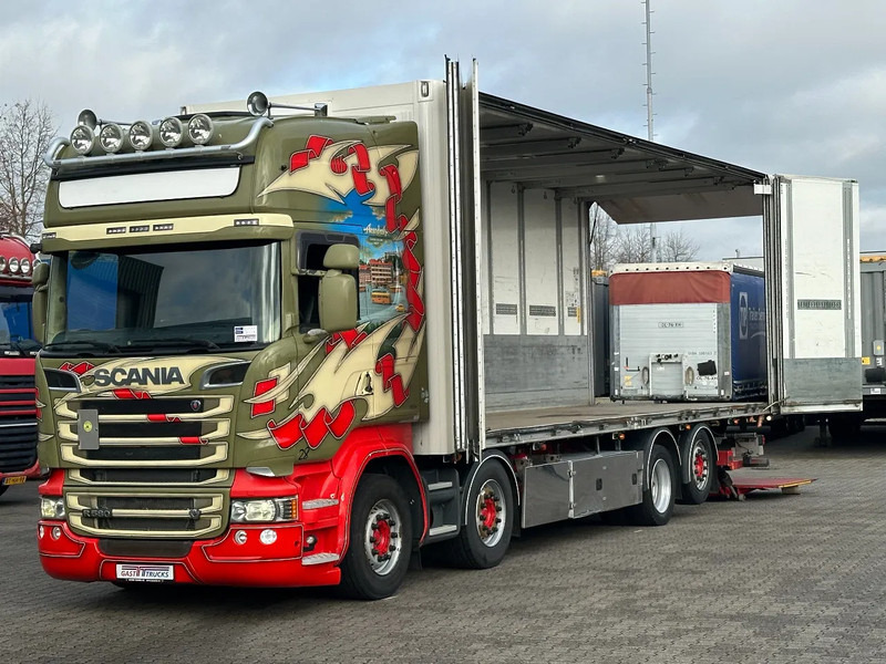 Scania R580 V8 8x2*6 Ekeri Full Side Opening / Retarder / 605 Tkm / Full Air - Camion fourgon: photos 2 Scania R580 V8 8x2*6 Ekeri Full Side Opening / Retarder / 605 Tkm / Full Air - Camion fourgon: photos 2