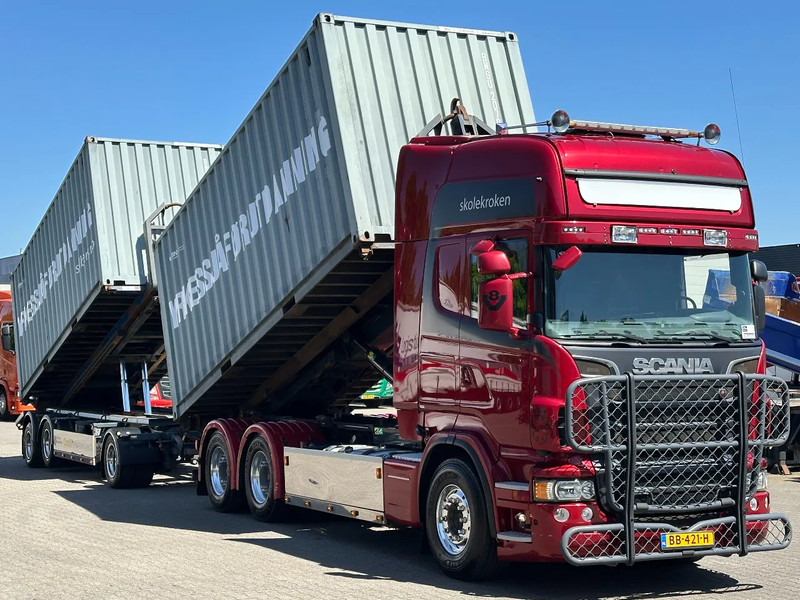 Scania R620-V8 6x4 Joab 20T Haakarm+Nor Slep Kipper / 298Tkm! Ex *Driving School* / Retarder - Camion ampliroll: photos 2 Scania R620-V8 6x4 Joab 20T Haakarm+Nor Slep Kipper / 298Tkm! Ex *Driving School* / Retarder - Camion ampliroll: photos 2