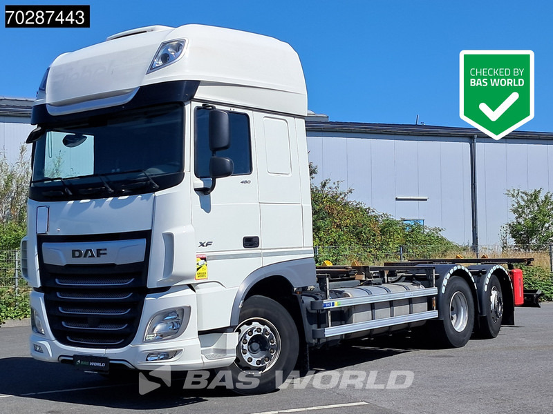 DAF XF 480 6X2 Automatic SSC FAN Retarder Lift+steering Axle Euro 6 - Camion porte-conteneur/ Caisse mobile: photos 1 DAF XF 480 6X2 Automatic SSC FAN Retarder Lift+steering Axle Euro 6 - Camion porte-conteneur/ Caisse mobile: photos 1