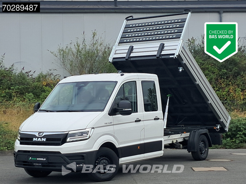 MAN TGE 3.180 Neu! Dreiseitenkipper Automatik 2025 Facelift 180PS AHK LED Klima Tempomat Navi ACC Euro6 Kieper 3m3 A/C Towbar Cruise control - Utilitaire benne: photos 1 MAN TGE 3.180 Neu! Dreiseitenkipper Automatik 2025 Facelift 180PS AHK LED Klima Tempomat Navi ACC Euro6 Kieper 3m3 A/C Towbar Cruise control - Utilitaire benne: photos 1