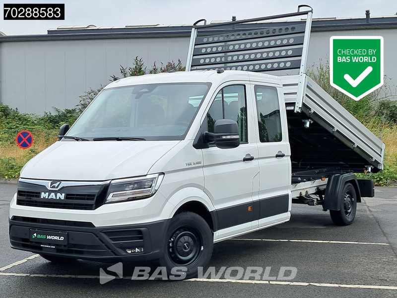 MAN TGE 3.180 Neu! Dreiseitenkipper Automatik 2025 Facelift 180PS AHK LED Klima Tempomat Navi ACC Euro6 Kieper 3m3 - Utilitaire benne: photos 1 MAN TGE 3.180 Neu! Dreiseitenkipper Automatik 2025 Facelift 180PS AHK LED Klima Tempomat Navi ACC Euro6 Kieper 3m3 - Utilitaire benne: photos 1
