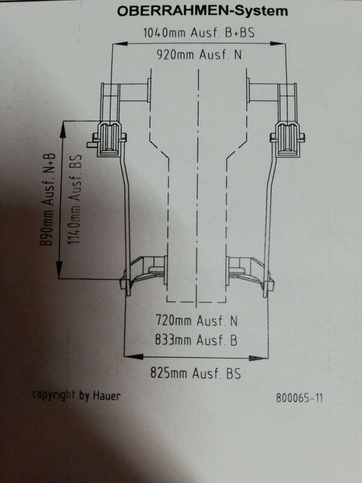 Accessoire pour Tracteur agricole Hauer Oberrahmen N zu Steyr 9078,9083,9086 (11740): photos 8