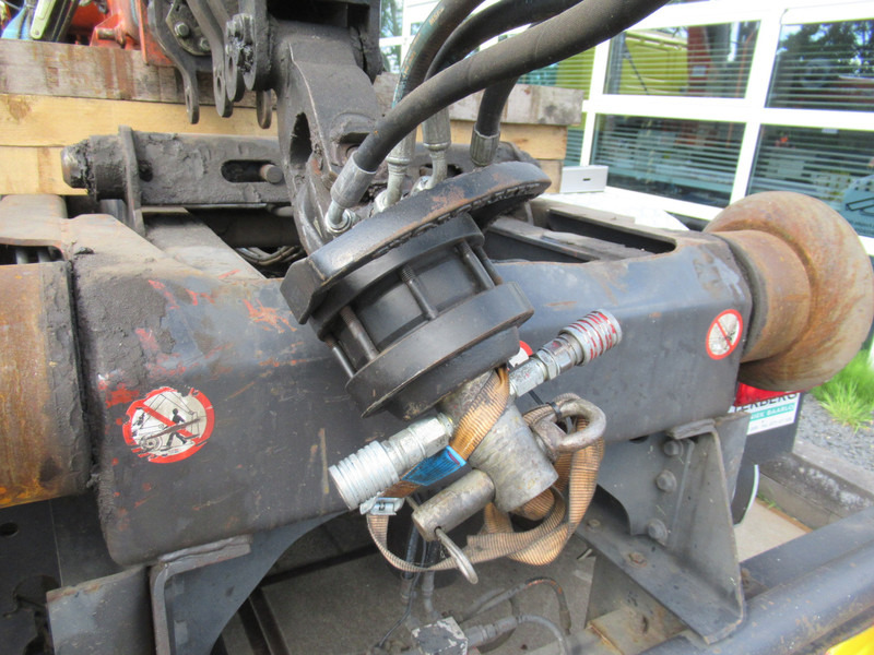 Camion ampliroll, Camion grue Scania P 340 B 6x2*4 VDL Haak - Kraan ATLAS 206.3E: photos 12