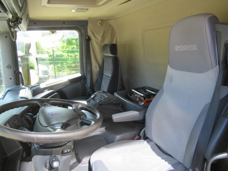 Camion ampliroll, Camion grue Scania P 340 B 6x2*4 VDL Haak - Kraan ATLAS 206.3E: photos 8