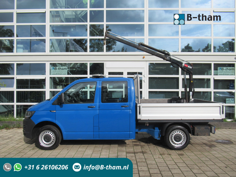 Volkswagen Transporter 2.0 TDI 75KW L2 DOKA + HIAB Dubbelcabine Comfort - Utilitaire plateau, Utilitaire double cabine: photos 1 Volkswagen Transporter 2.0 TDI 75KW L2 DOKA + HIAB Dubbelcabine Comfort - Utilitaire plateau, Utilitaire double cabine: photos 1