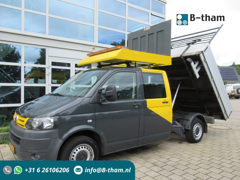 Volkswagen Transporter T5 2.0 TDI 75KW L2H1 DOKA dubbelcabine Kipper Actiebord - Utilitaire benne, Utilitaire double cabine: photos 1 Volkswagen Transporter T5 2.0 TDI 75KW L2H1 DOKA dubbelcabine Kipper Actiebord - Utilitaire benne, Utilitaire double cabine: photos 1