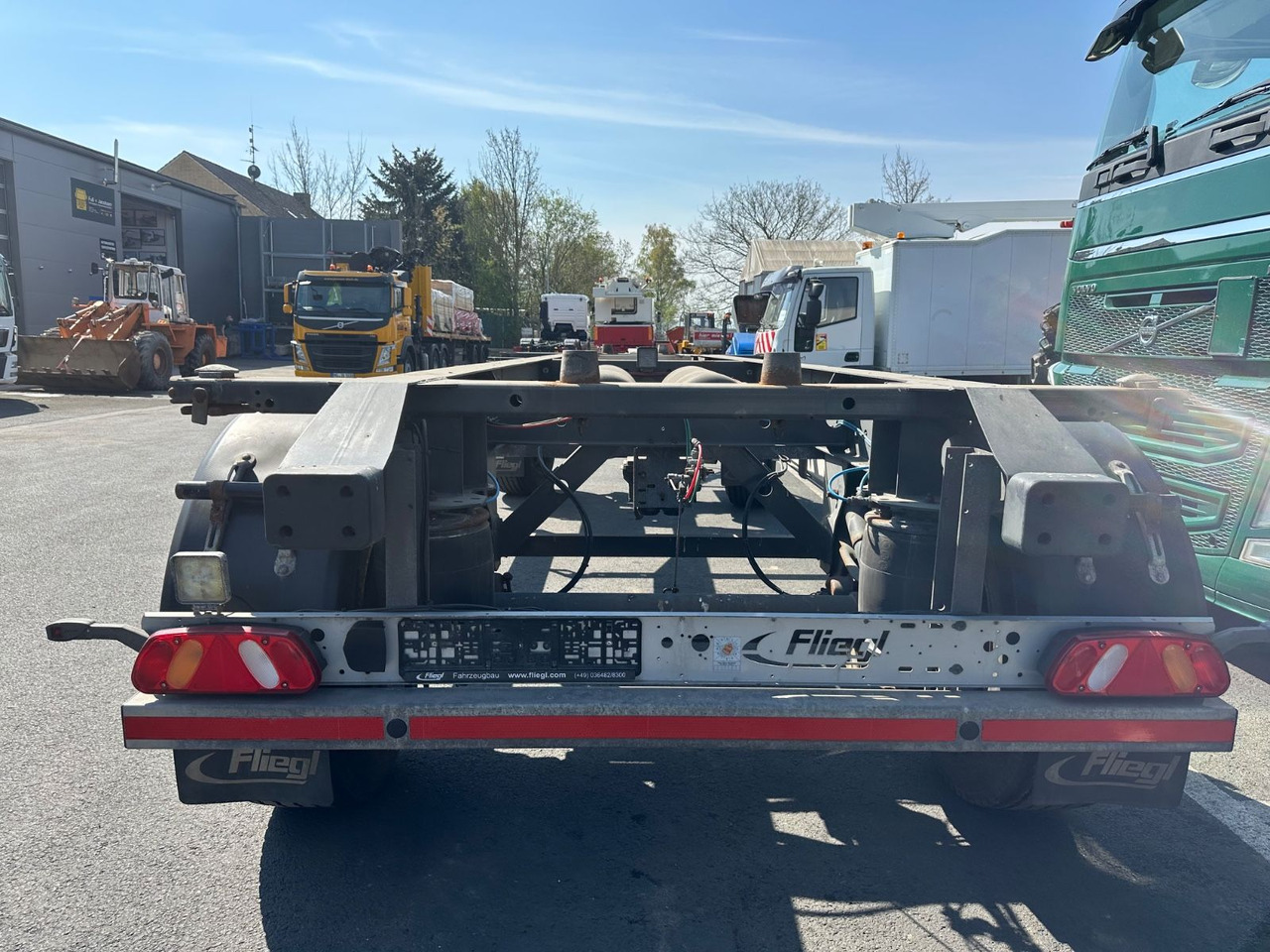Fliegl ZWP 180 *Reifen TOP* - Remorque porte-conteneur/ Caisse mobile: photos 5 Fliegl ZWP 180 *Reifen TOP* - Remorque porte-conteneur/ Caisse mobile: photos 5