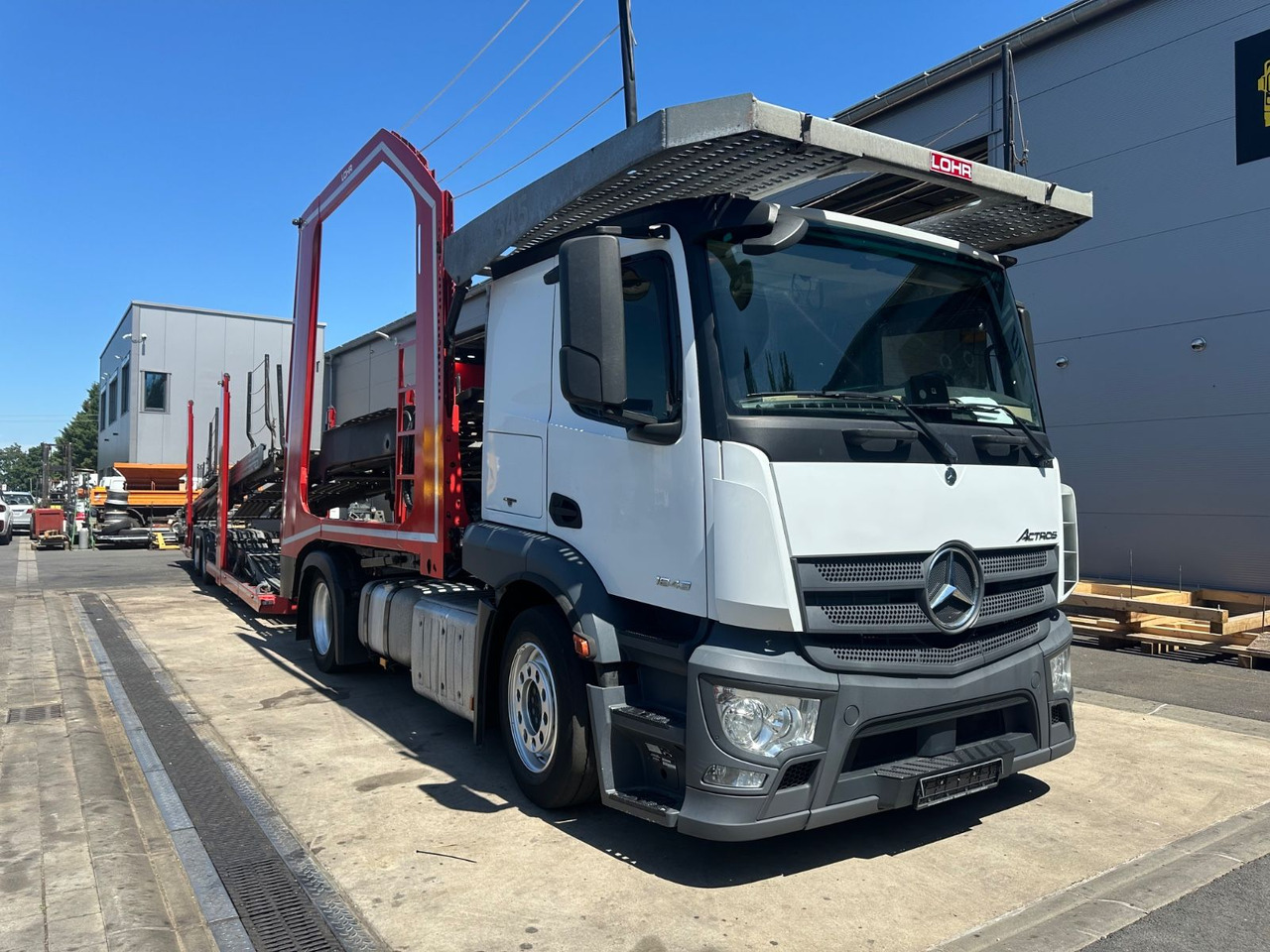 Mercedes-Benz Actros 1843 Eurolohr Lohr VDI 2700 - Camion porte-voitures: photos 5 Mercedes-Benz Actros 1843 Eurolohr Lohr VDI 2700 - Camion porte-voitures: photos 5