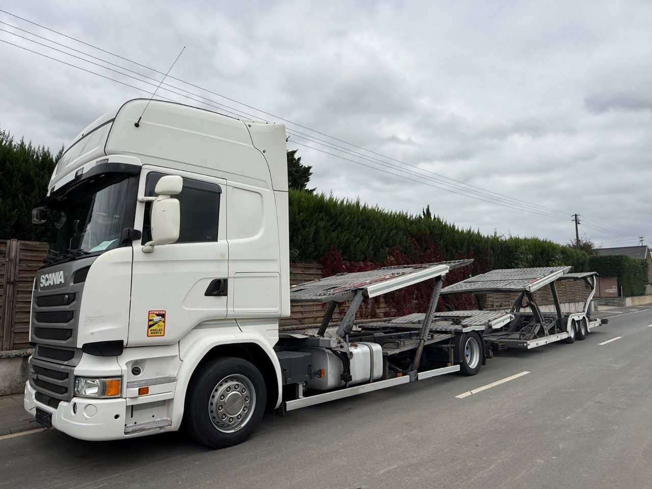 Scania R410, FVG 2016, VDI 2700, Retarder, Top - Camion porte-voitures: photos 1 Scania R410, FVG 2016, VDI 2700, Retarder, Top - Camion porte-voitures: photos 1