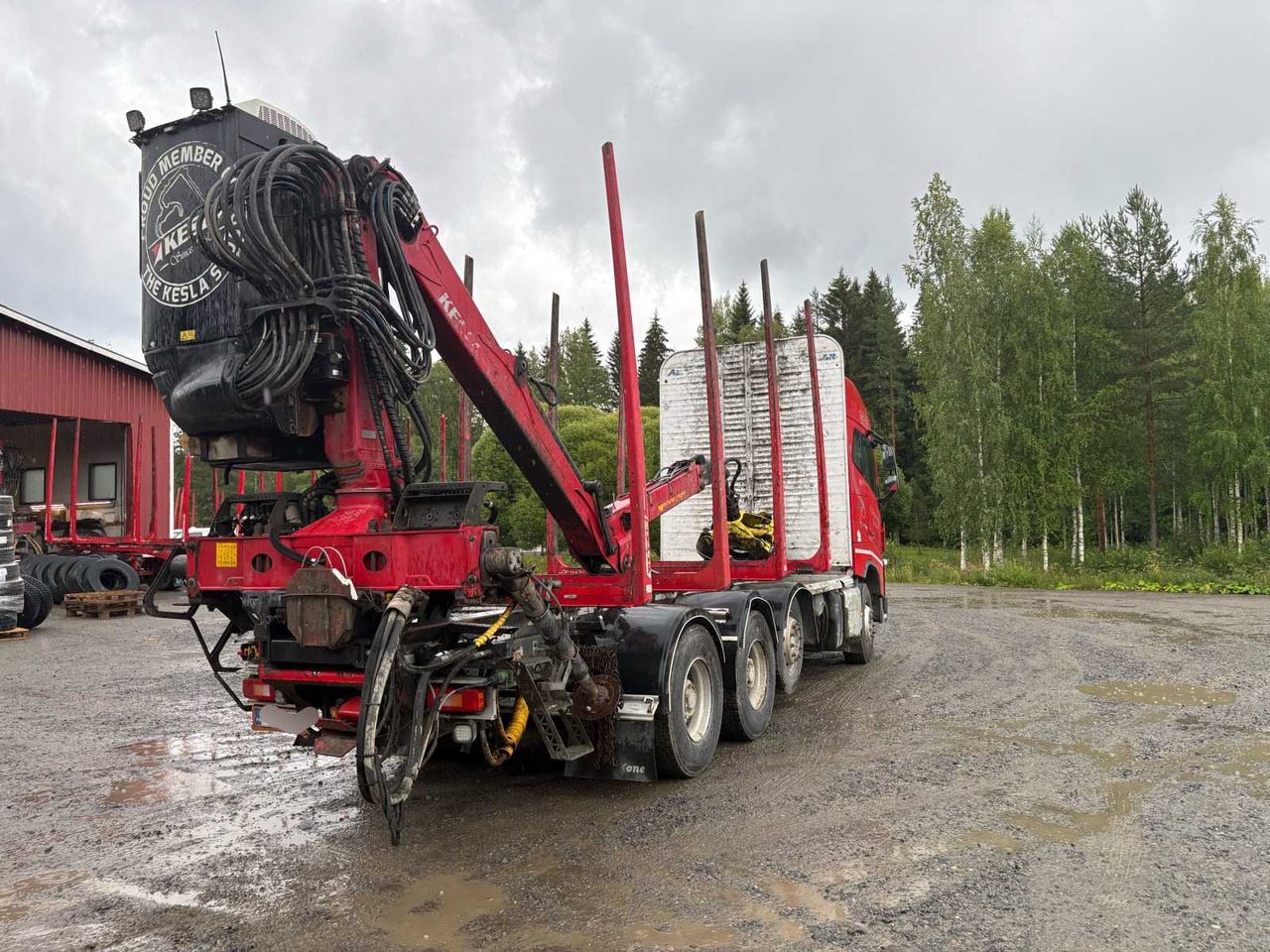 Timber truck Volvo FH16 750 16.1 Kesla with crane - Camion grumier, Camion grue: photos 5 Timber truck Volvo FH16 750 16.1 Kesla with crane - Camion grumier, Camion grue: photos 5