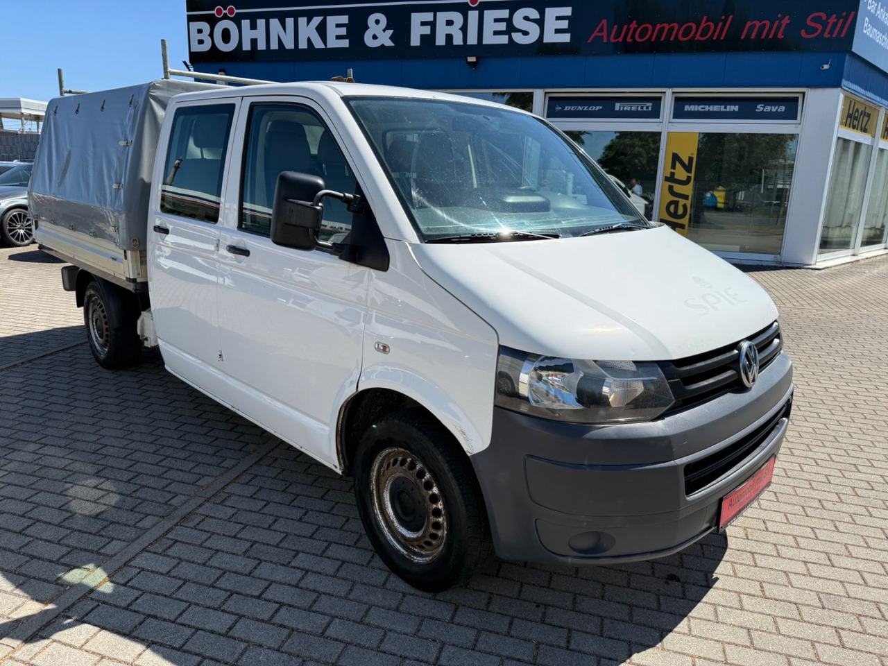 Volkswagen T5 Transporter Pritsche DoKA 4Motion 4x4 Klima - Utilitaire rideaux coulissants (PLSC), Utilitaire double cabine: photos 1 Volkswagen T5 Transporter Pritsche DoKA 4Motion 4x4 Klima - Utilitaire rideaux coulissants (PLSC), Utilitaire double cabine: photos 1