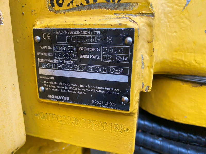 Pelle sur chenille Komatsu PC118MR-8 NVT: photos 13