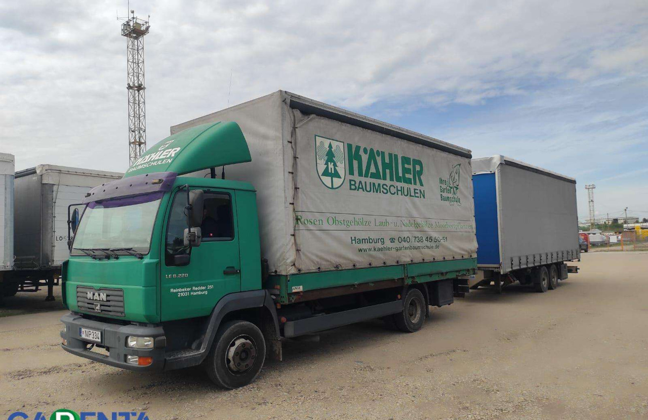 MAN LE8.220 - Camion à rideaux coulissants: photos 1 MAN LE8.220 - Camion à rideaux coulissants: photos 1