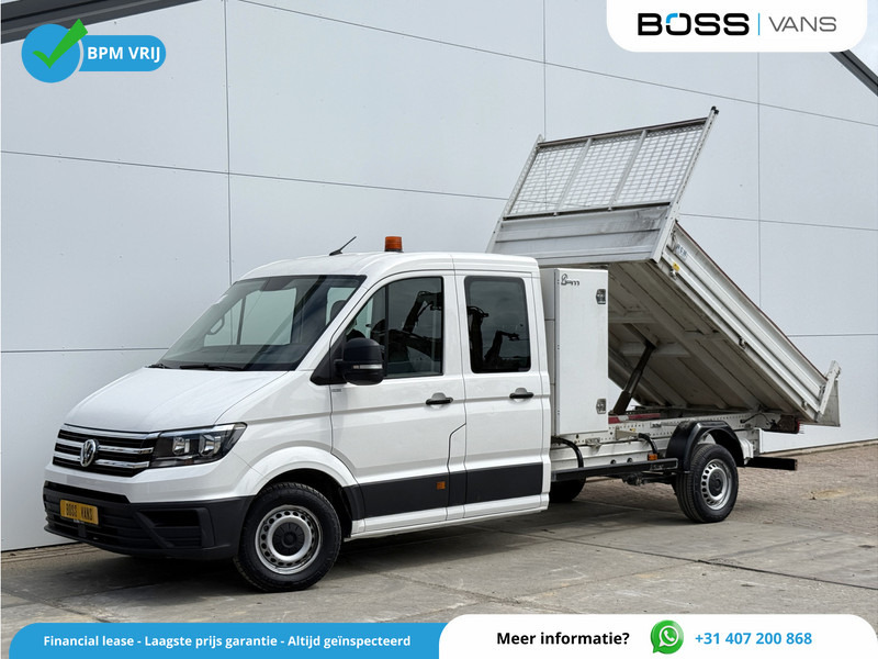 Volkswagen Crafter 2.0 TDI 140PK Dubbele Cabine Kipper Airco Cruise Control Trekhaak Carplay Benne Tipper - Utilitaire benne, Utilitaire double cabine: photos 1 Volkswagen Crafter 2.0 TDI 140PK Dubbele Cabine Kipper Airco Cruise Control Trekhaak Carplay Benne Tipper - Utilitaire benne, Utilitaire double cabine: photos 1