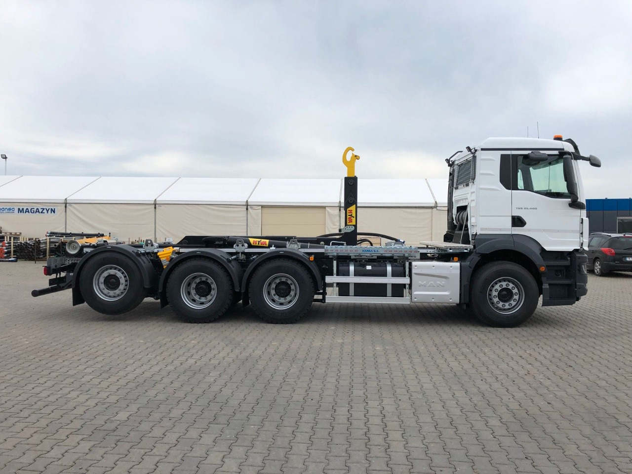 MAN TGS 35.480 TRIDEM HYVA 26-62-SKZ - Camion ampliroll: photos 5 MAN TGS 35.480 TRIDEM HYVA 26-62-SKZ - Camion ampliroll: photos 5