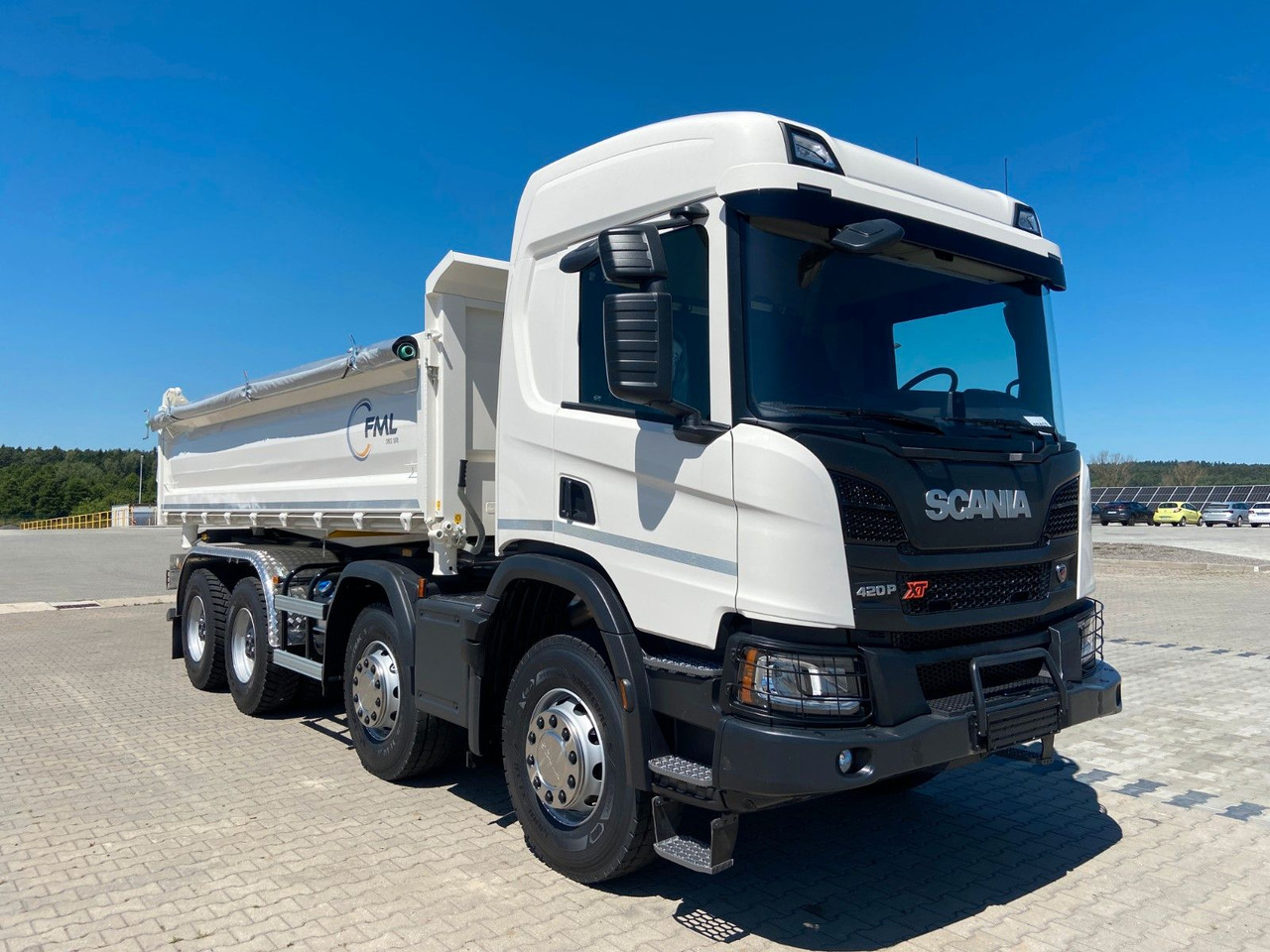 Scania P420 8x4 FML DREISEITENKIPPER - Camion benne: photos 1 Scania P420 8x4 FML DREISEITENKIPPER - Camion benne: photos 1