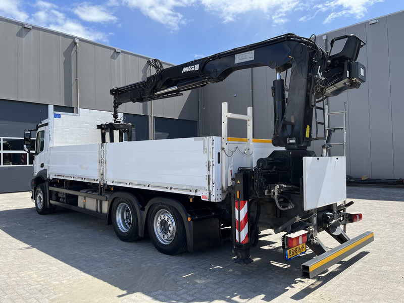 Mercedes-Benz ANTOS 2546 6X2 Bouwstoffenauto / Open laadbak vv KRAAN MKG HLK 221-3 met Palletklem - Camion plateau, Camion grue: photos 5 Mercedes-Benz ANTOS 2546 6X2 Bouwstoffenauto / Open laadbak vv KRAAN MKG HLK 221-3 met Palletklem - Camion plateau, Camion grue: photos 5