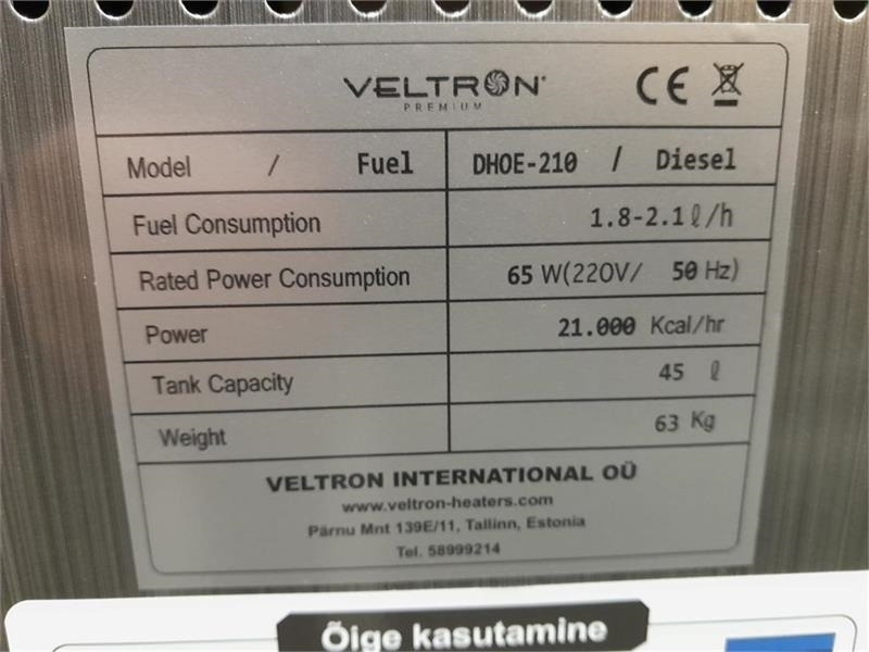 Réchauffeur de construction - - - VeLTRON HEATER: photos 6