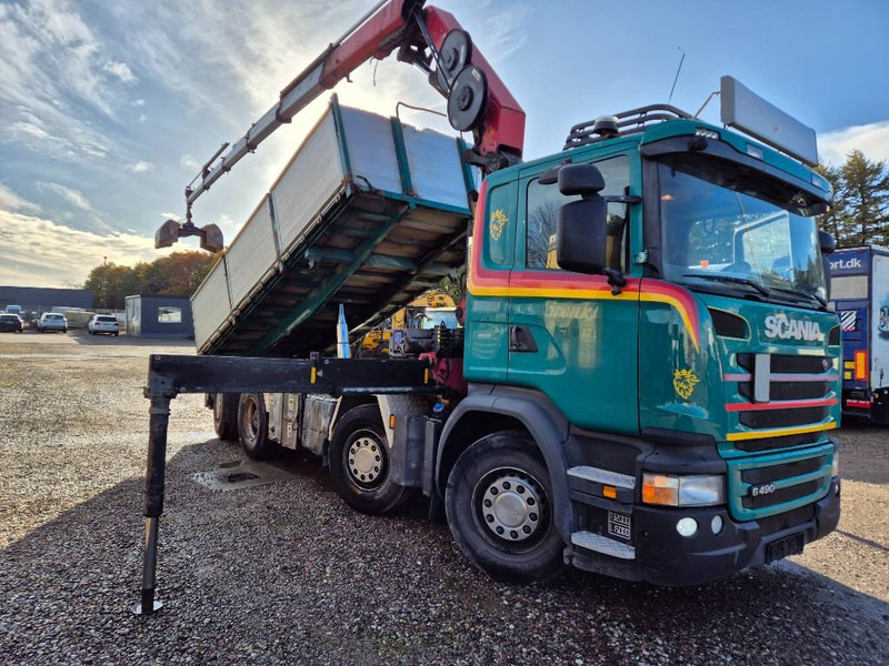 Scania G 490 8x2/6 // HMF 2620 K-5 // Pendellad - Camion grue: photos 4 Scania G 490 8x2/6 // HMF 2620 K-5 // Pendellad - Camion grue: photos 4