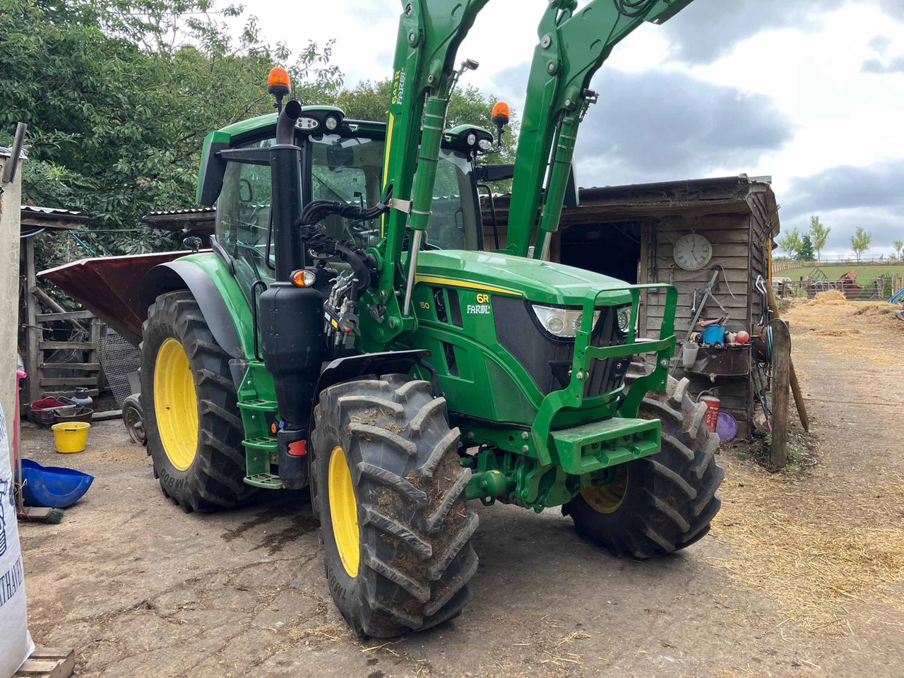 John Deere 6R 150 + 643R Loader - Tracteur agricole: photos 5 John Deere 6R 150 + 643R Loader - Tracteur agricole: photos 5