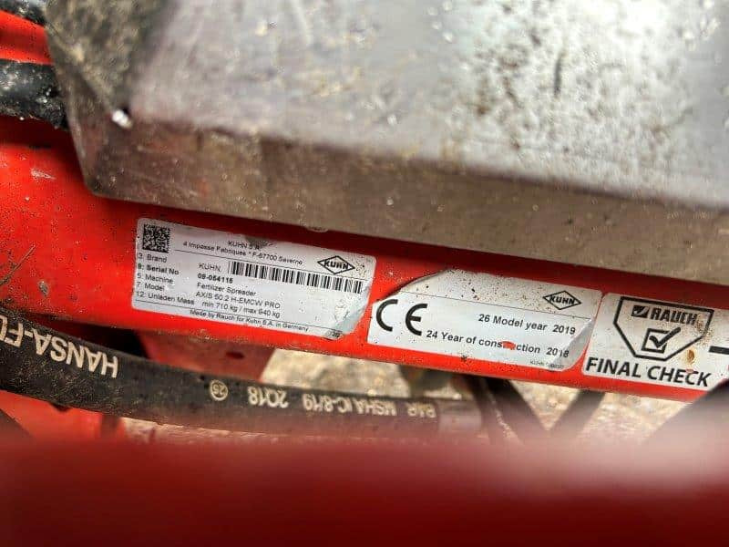 Kuhn AXIS H-EMC-W 50.2 - Distributeur d'engrais: photos 4 Kuhn AXIS H-EMC-W 50.2 - Distributeur d'engrais: photos 4