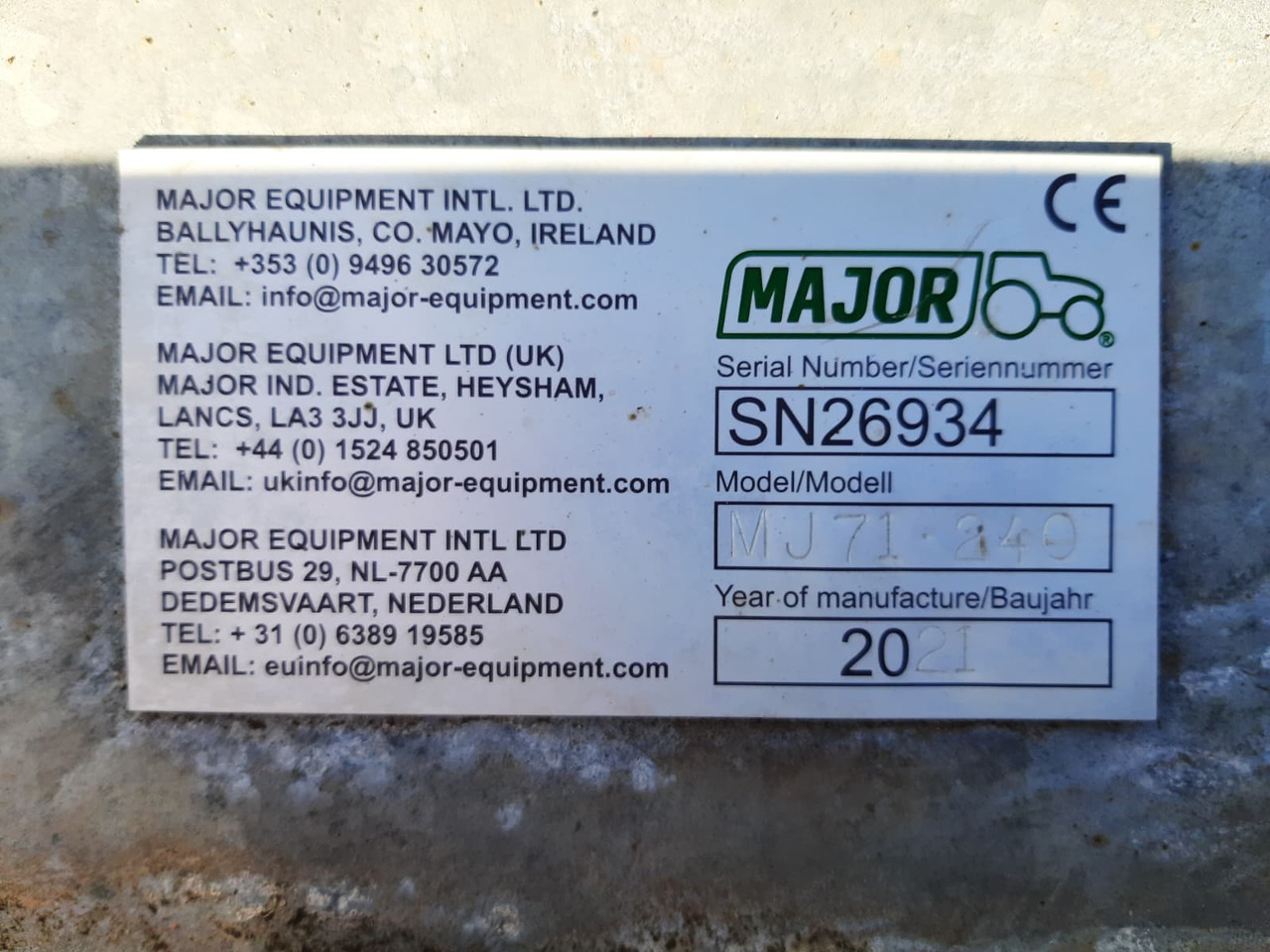 Major Swift 240 Roller Mower - Motofaucheuse: photos 5 Major Swift 240 Roller Mower - Motofaucheuse: photos 5