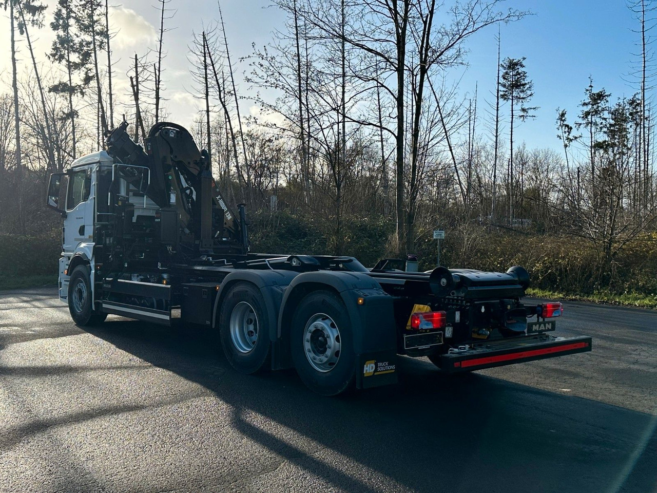 MAN TGS 26.470 6x2 Abrollkipper + Kran Hiab 138-3 - Camion ampliroll, Camion grue: photos 4 MAN TGS 26.470 6x2 Abrollkipper + Kran Hiab 138-3 - Camion ampliroll, Camion grue: photos 4